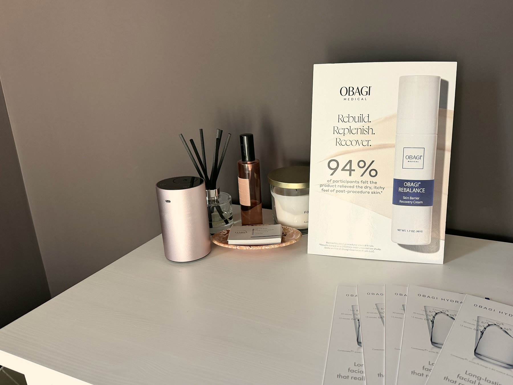 Obagi Medical Rebalance skin barrier recovery cream stocked at Lumina Aesthetics, Limerick